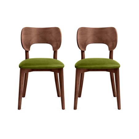 KONSIMO LYCO loftowe krzesła 2 sztuki zielone
