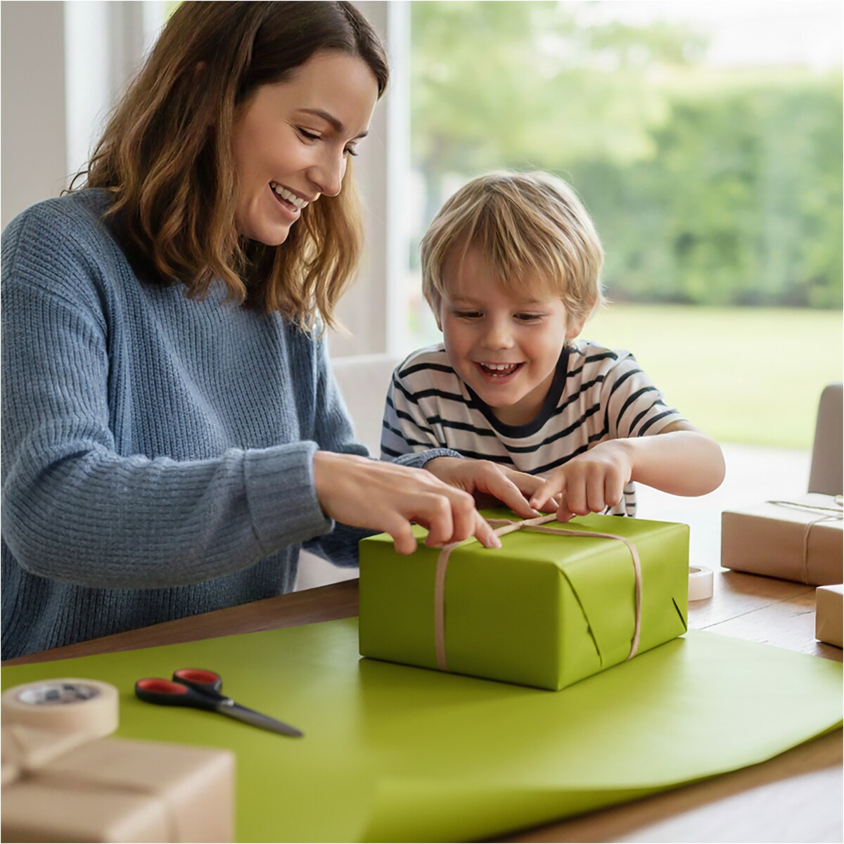 Papier do pakowania prezentów 25 METRÓW MEGAROLKA Urodzinowy Do Paczek Ozdobny