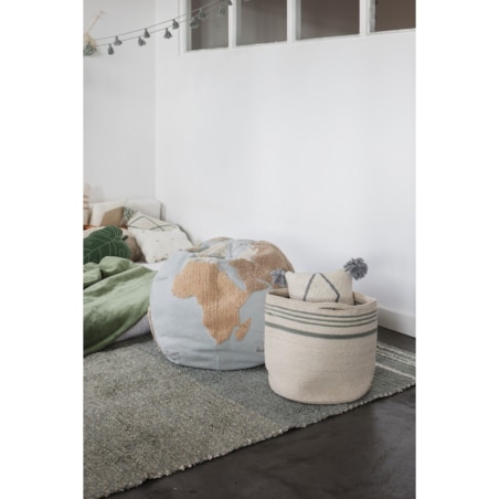 Kosz Dekoracyjny Twin Vintage Blue Lorena Canals