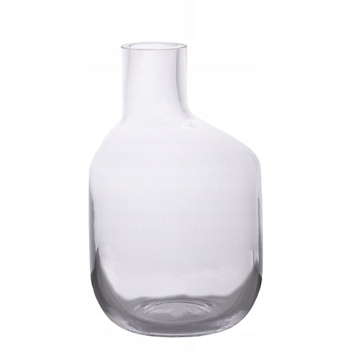 WAZON PRZEZROCZYSTY szklany wys. 20cm