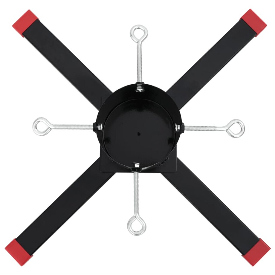 vidaXL Stojak pod choinkę, czarny, 61x61x15,5 cm