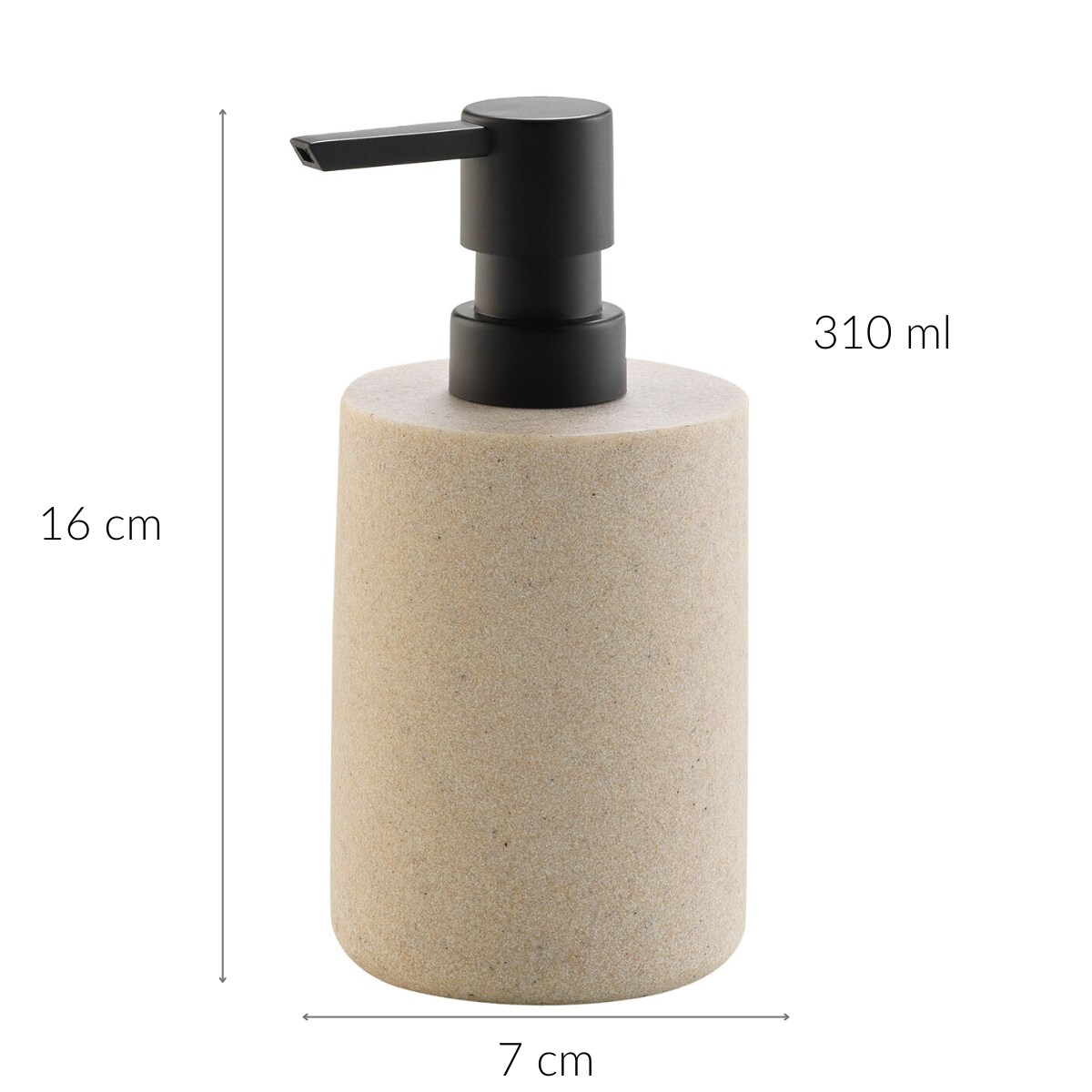 Dozownik na mydło, 310 ml, SAND