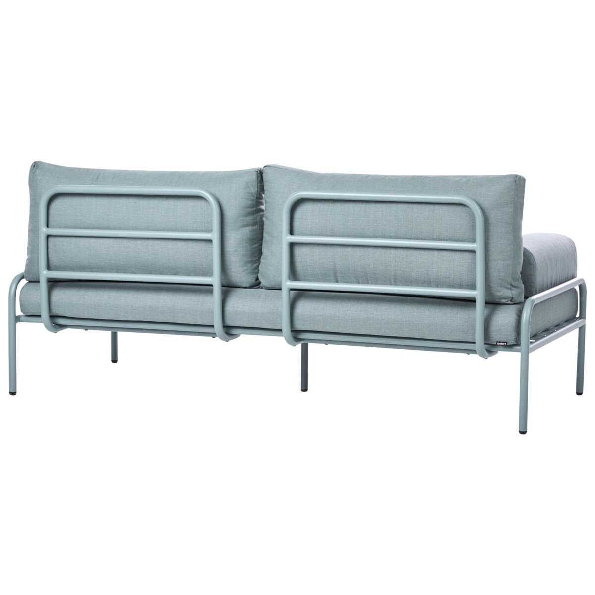 Sofa ogrodowa dla 2 osób SOLOFRA Metal Miętowy