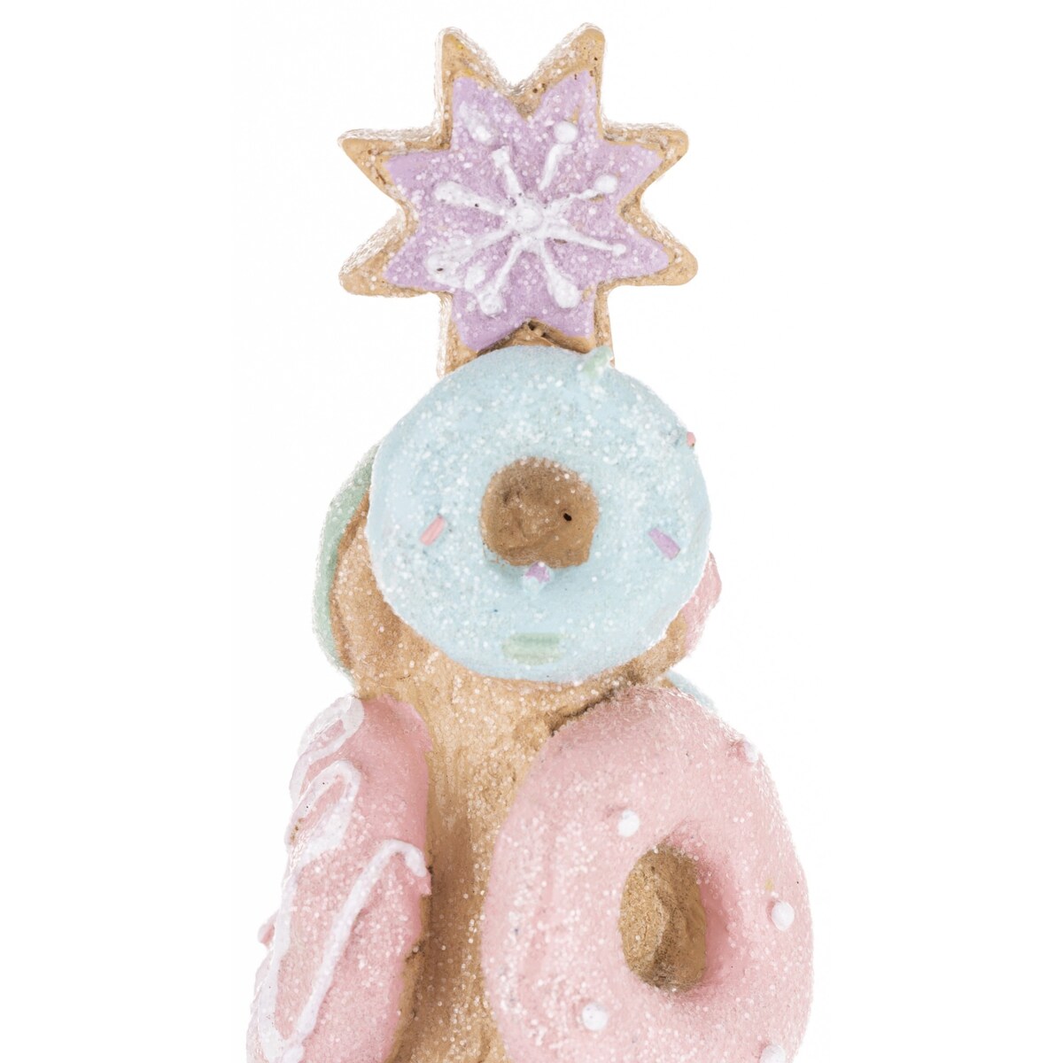 Dekoracja - choinka z ciasteczkami 31x9,5x9,5 cm DONATS