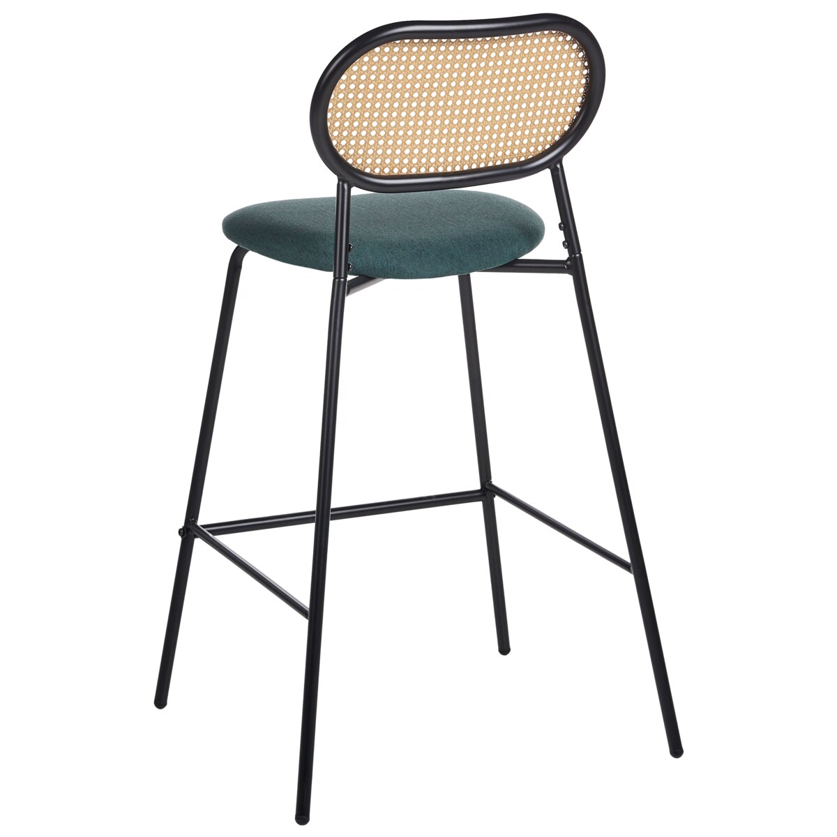 Zestaw 2 krzeseł barowych ADAVER Czarny