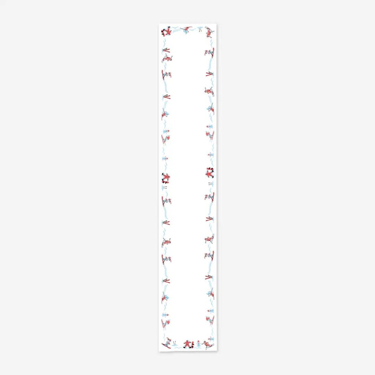 Bieżnik świąteczny - Narciarze - 40x220