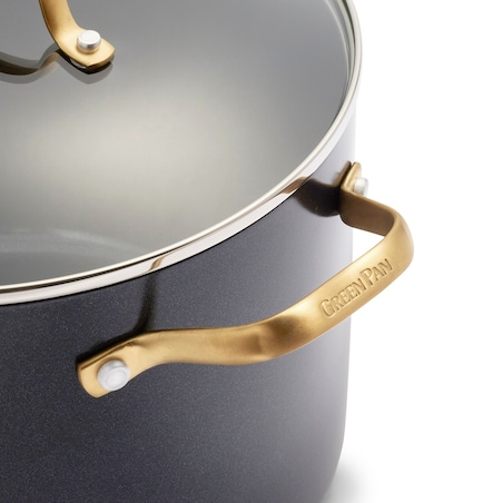 Zestaw garnków i patelni PADOVA Black 10 elementów GreenPan