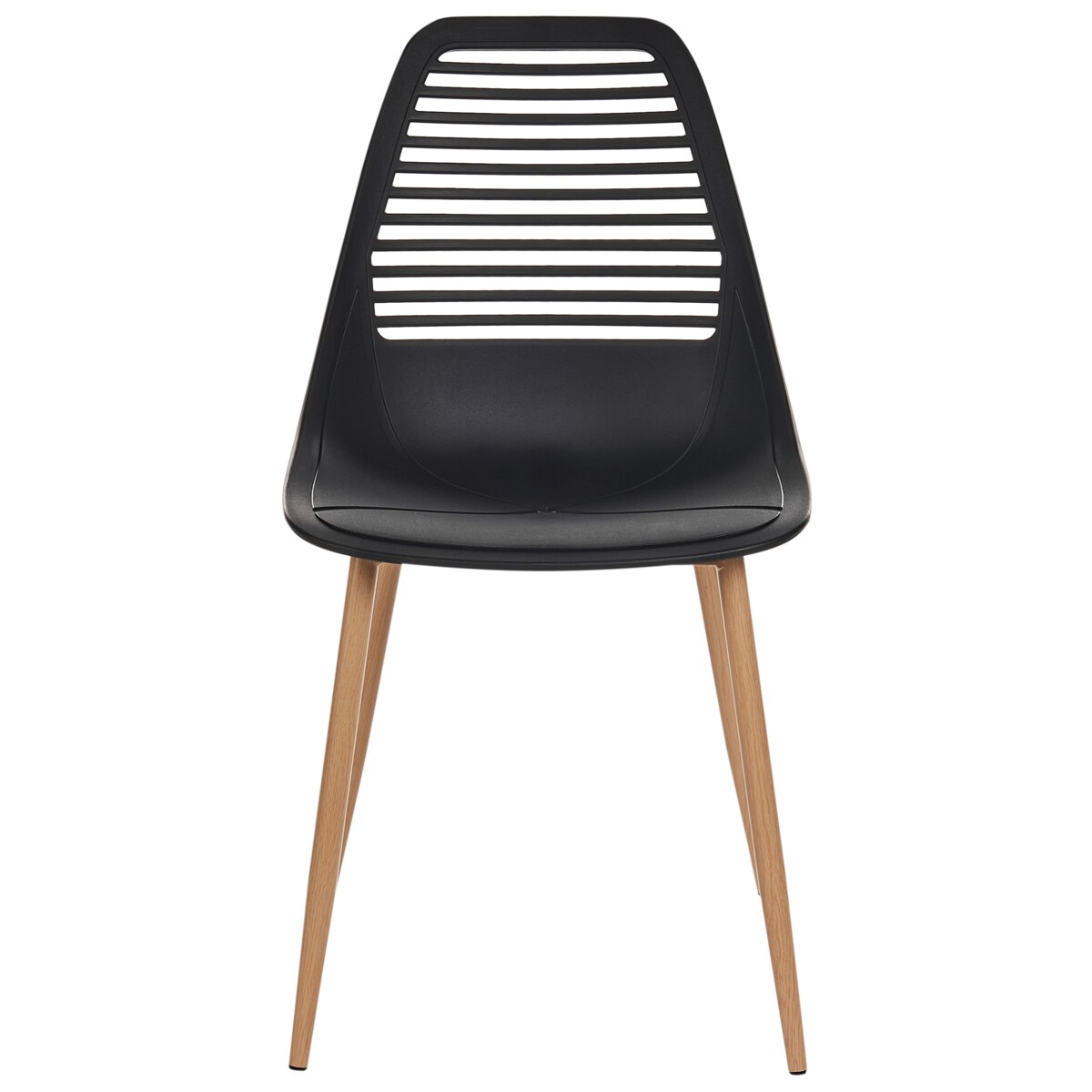 Zestaw 4 krzeseł MONTELLO Czarny