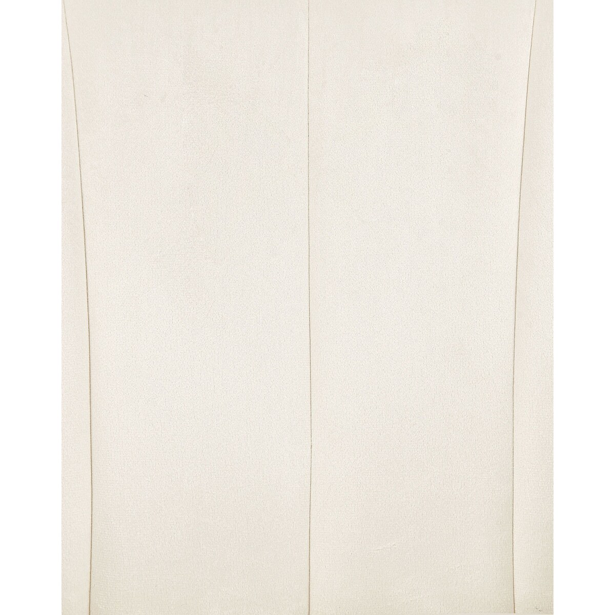 Fotel welurowy kremowy beżowy LACONIA