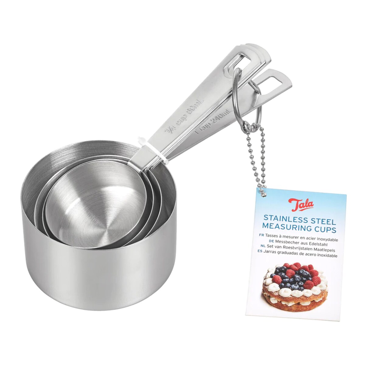 Tala miarki kuchenne cups 4 szt.