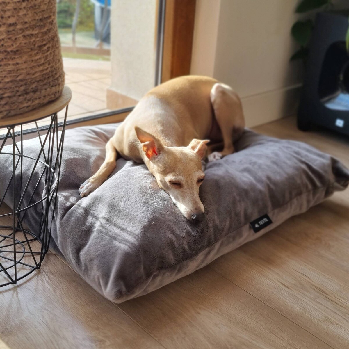 Miękka poduszka dla psa MALIBU, 100x80 cm, Grafit