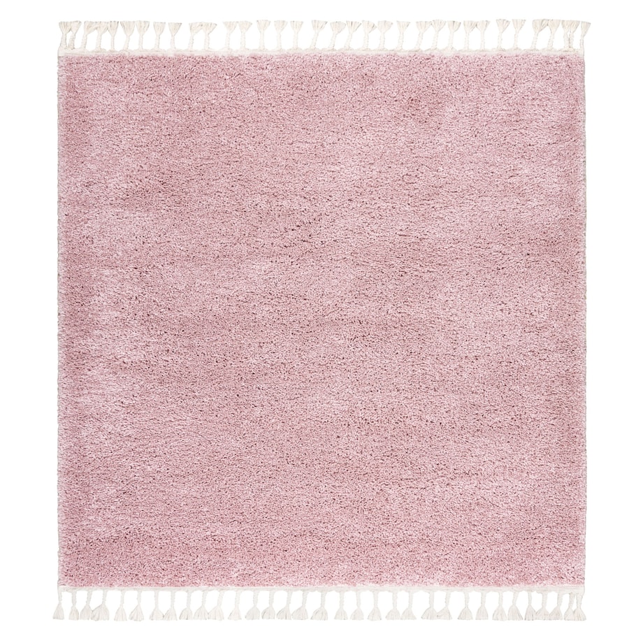 Dywan kwadratowy BERBER 9000 różowy 160x160 cm