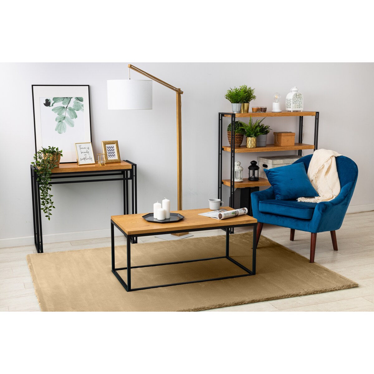 Dywan BUNNY macchiato ciemny beż IMITACJA 160x230 cm