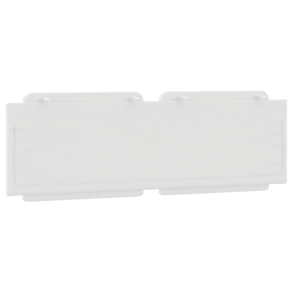 vidaXL Poduszka na wezgłowie, Zadar, biała, 160 cm, sztuczna skóra