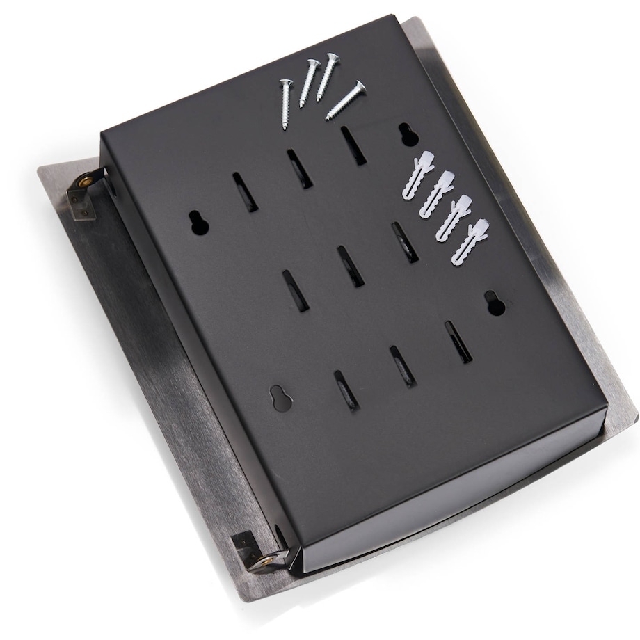 Wieszak na klucze SQUARE, stal nierdzewna, ZELLER