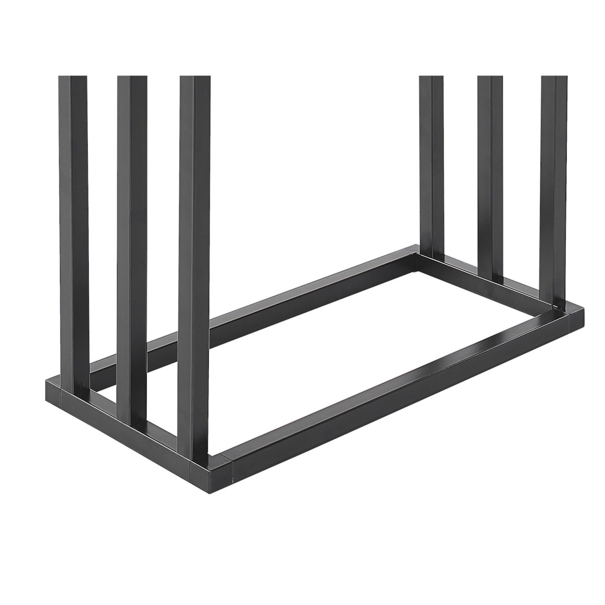 Stojak na ręczniki CHARRAS Metal Ciemnobrązowy