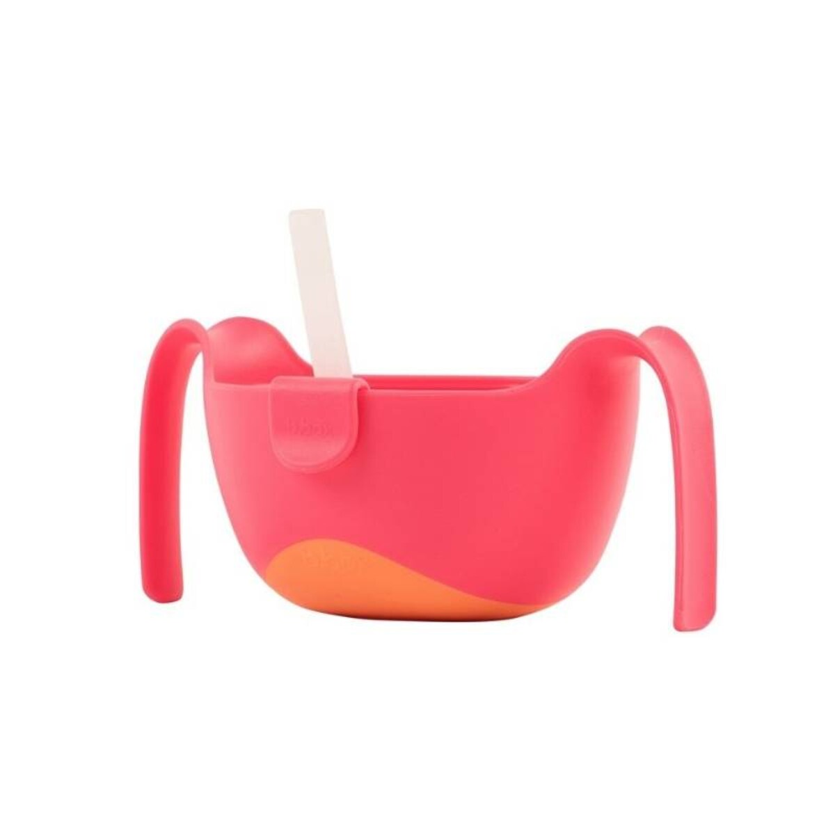 Miseczka ze słomką dla dziecka, Strawberry Shake, b.box