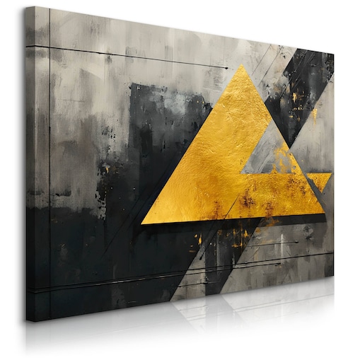 Obraz Na Płótnie Do Salonu Sypialni Abstrakcja Kształty Geometryczne 120x80cm