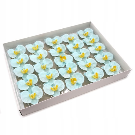 STORCZYK MYDLANY kwiaty na BOX bukiet prezent dekoracja święta NIEBIESKI