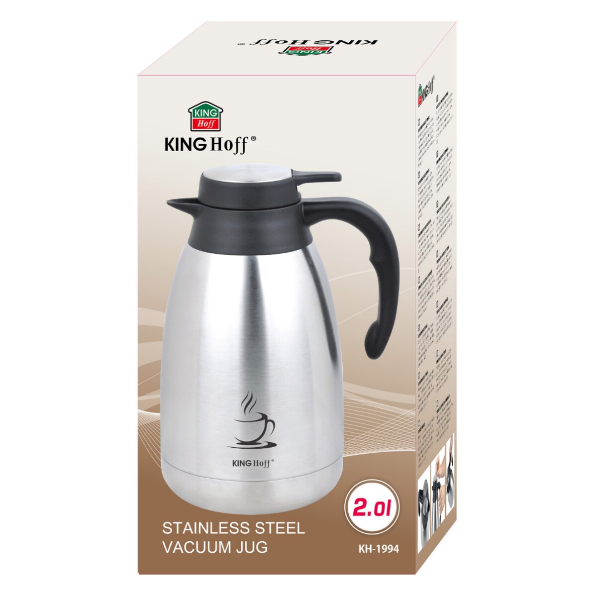 Kinghoff termos na kawę i herbatę 2l 63232