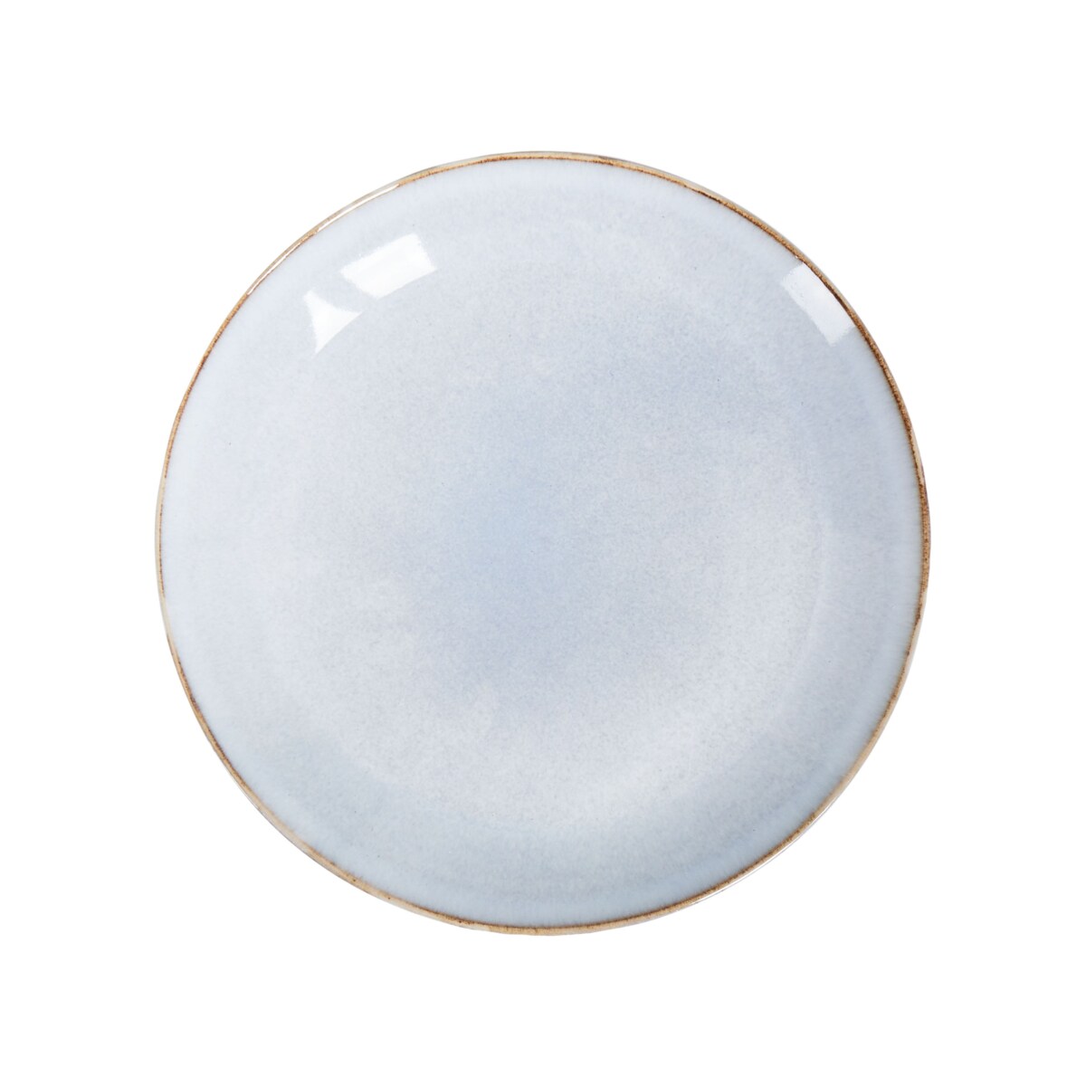 Zestaw 8 małych talerzy JUNIPER Kamionka Błękitny