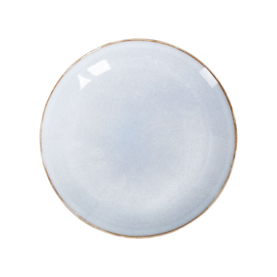 Zestaw 8 małych talerzy JUNIPER Kamionka Błękitny