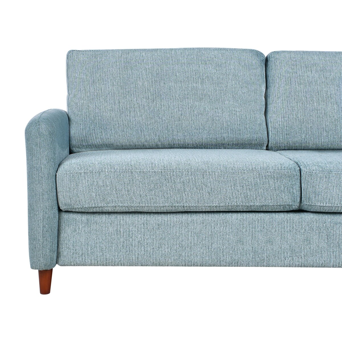 Sofa 3-osobowa z pojemnikiem niebieska MARE