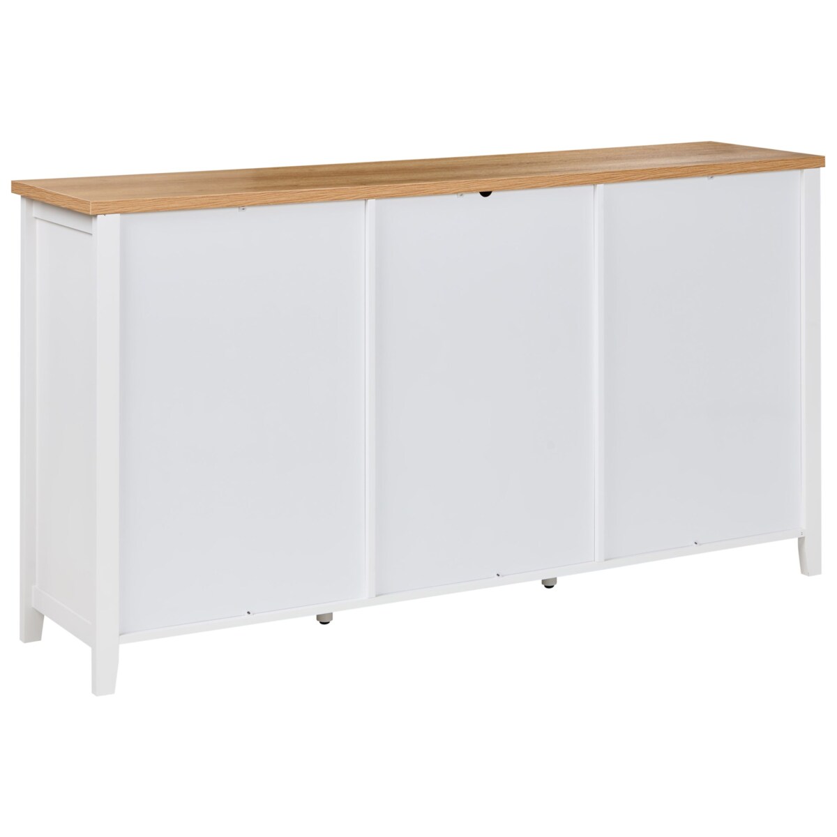 Szafka z półką na wino LUCASTON Biały