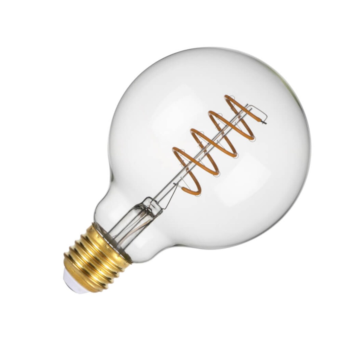 Dekoracyjna żarówka 454-G95-DIM-SR-CL Italux LED E27 6W 350lm 2200K bulb kulka grafitowa