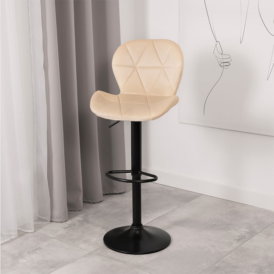 Hoker beżowy do kuchni jadalni wyspy obrotowy