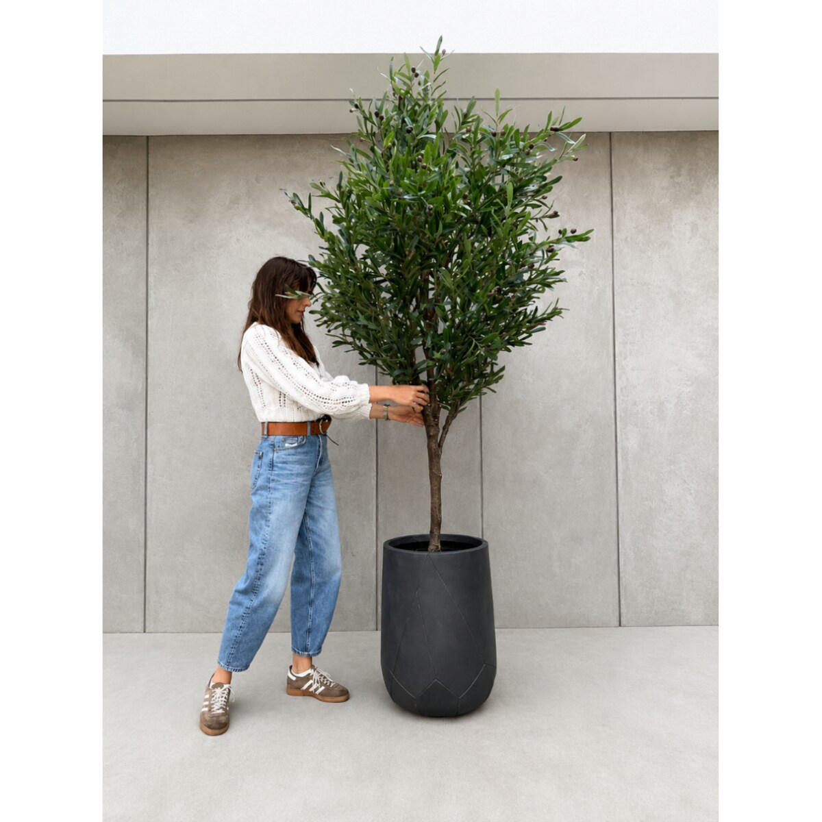 DUŻE SZTUCZNE DRZEWKO OLIWNE - 240 cm