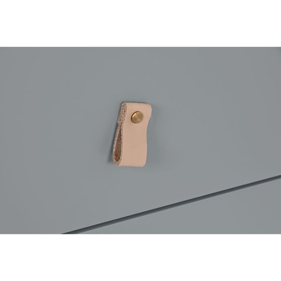 Komoda 117x40x80 cm szara SKONE-i