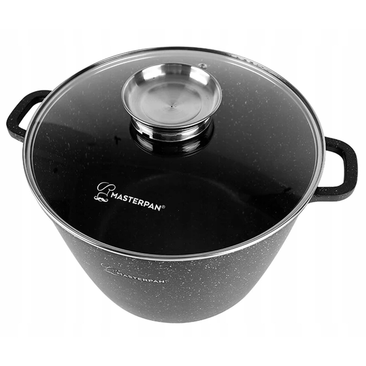 Garnek Marmurkowy 10L Z Pokrywką 28 Cm System Aroma Na Indukcję Gaz