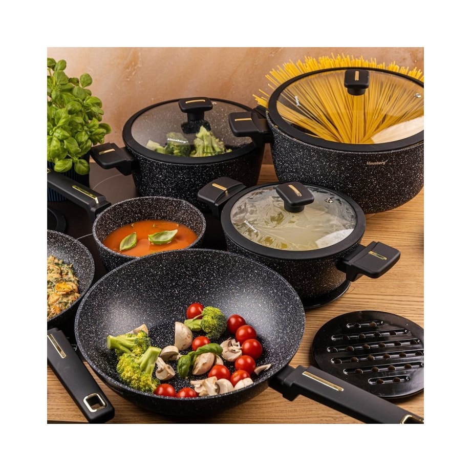 Klausberg zestaw 12 garnków marmurkowych 63913