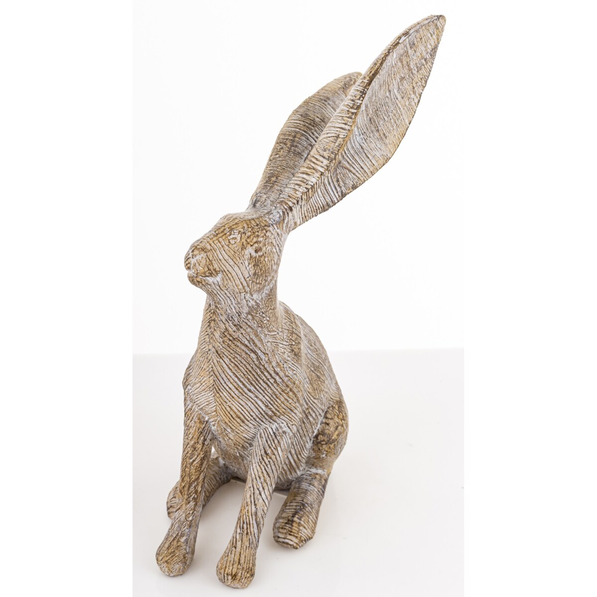 Dekoracja - zając brązowy 25,5x17x8 cm LONGORELA-2