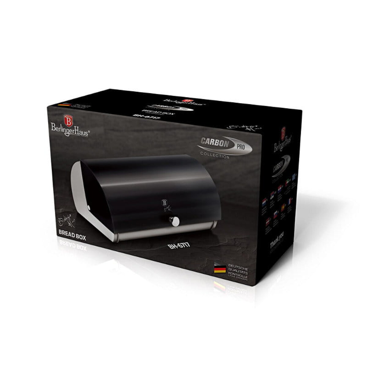 Chlebak ze stali nierdzewnej Grafitowy Berlinger Haus BH-6717