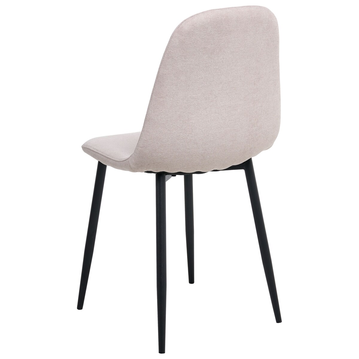 Zestaw 4 krzeseł do jadalni CRANDALL Beżowy