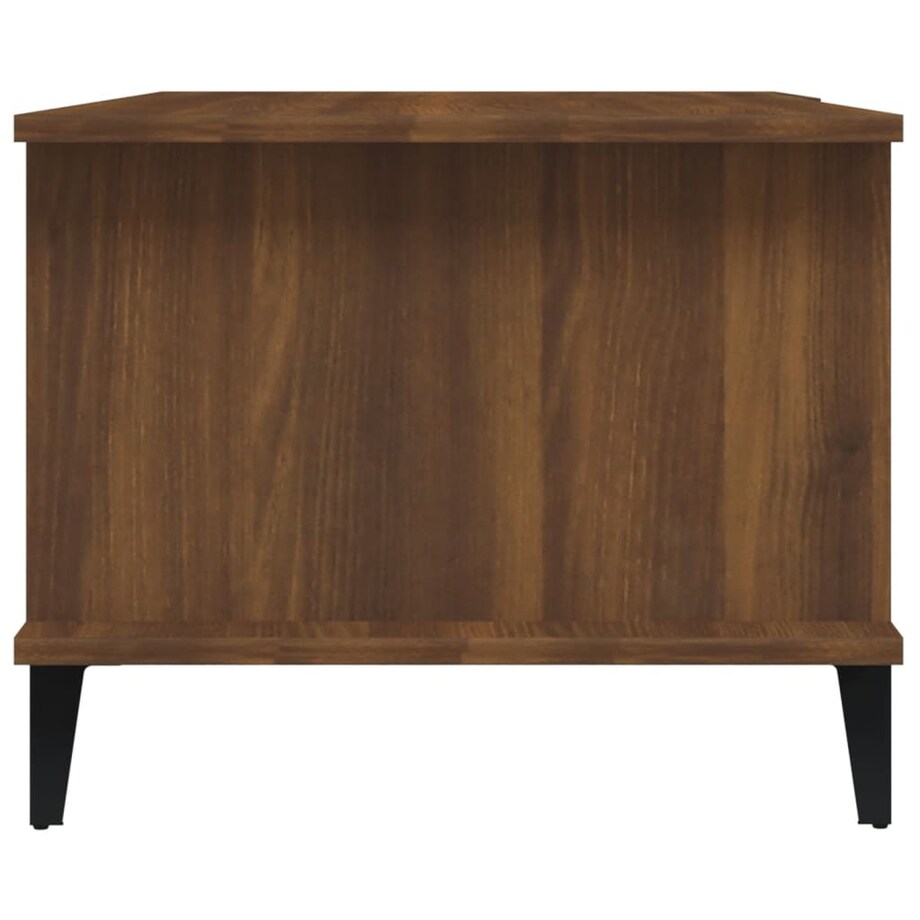 vidaXL Stolik kawowy, brązowy dąb, 90x50x40 cm