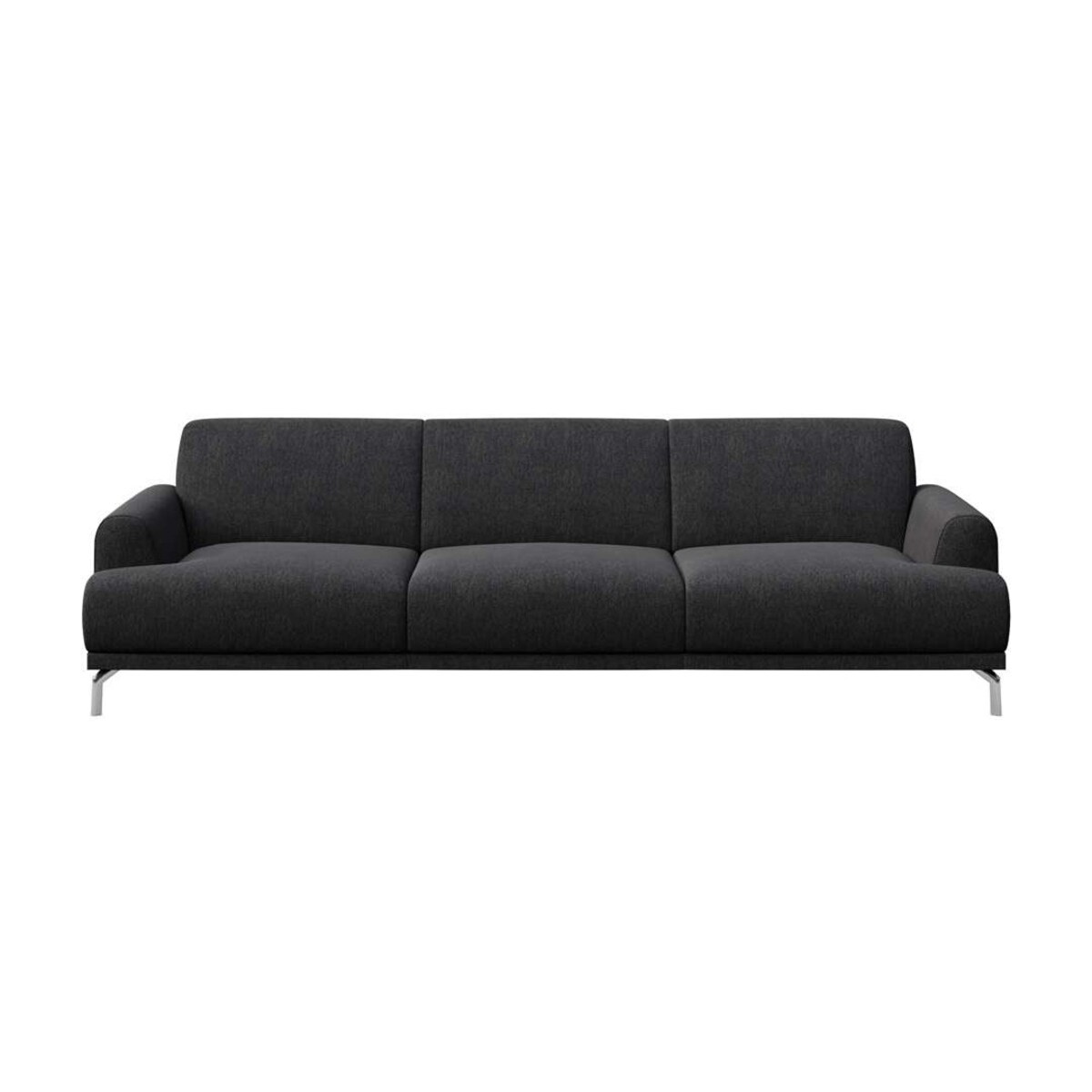 Sofa 3-osobowa Puzo - ciemnoszara