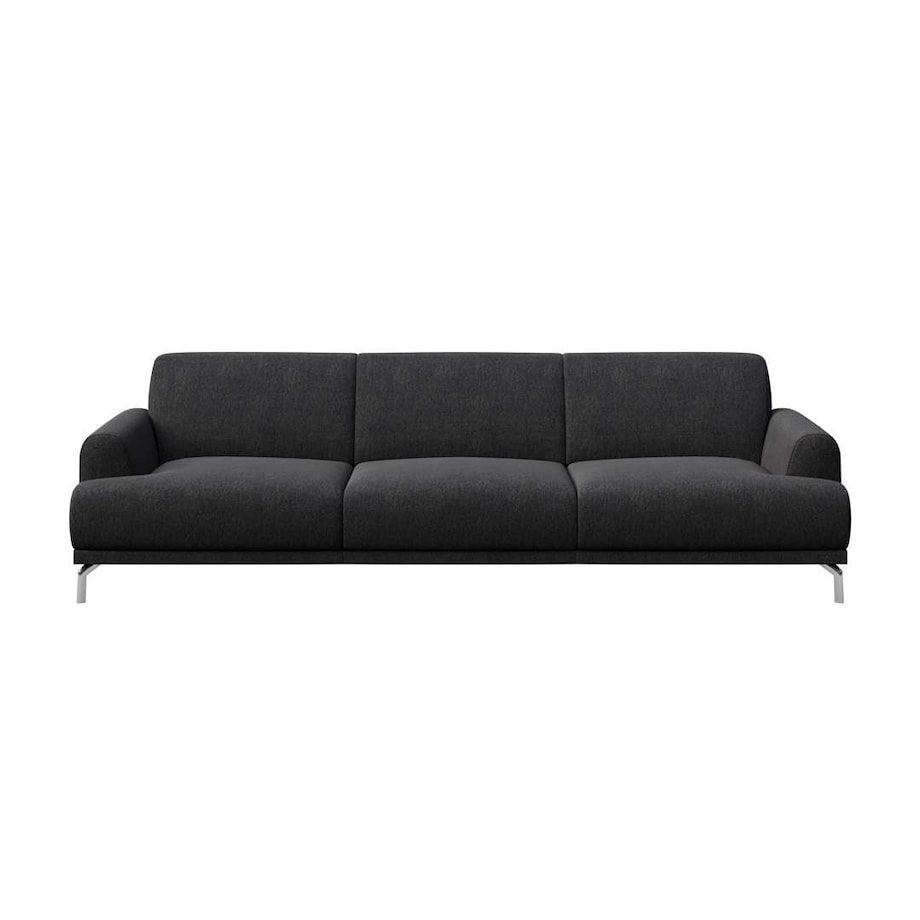 Sofa 3-osobowa Puzo - ciemnoszara