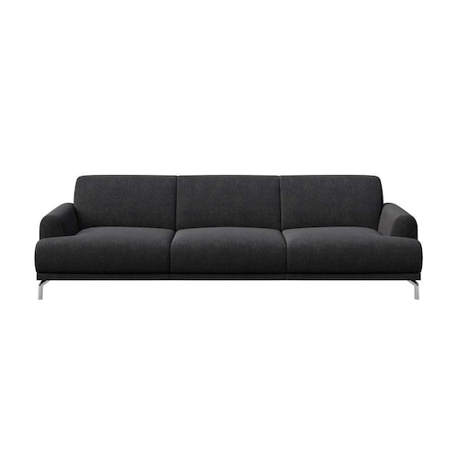 Sofa 3-osobowa Puzo - ciemnoszara