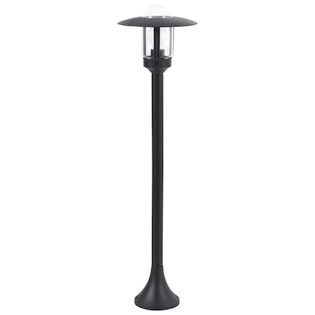 Lampa ogrodowa słupek TIZU Czarny