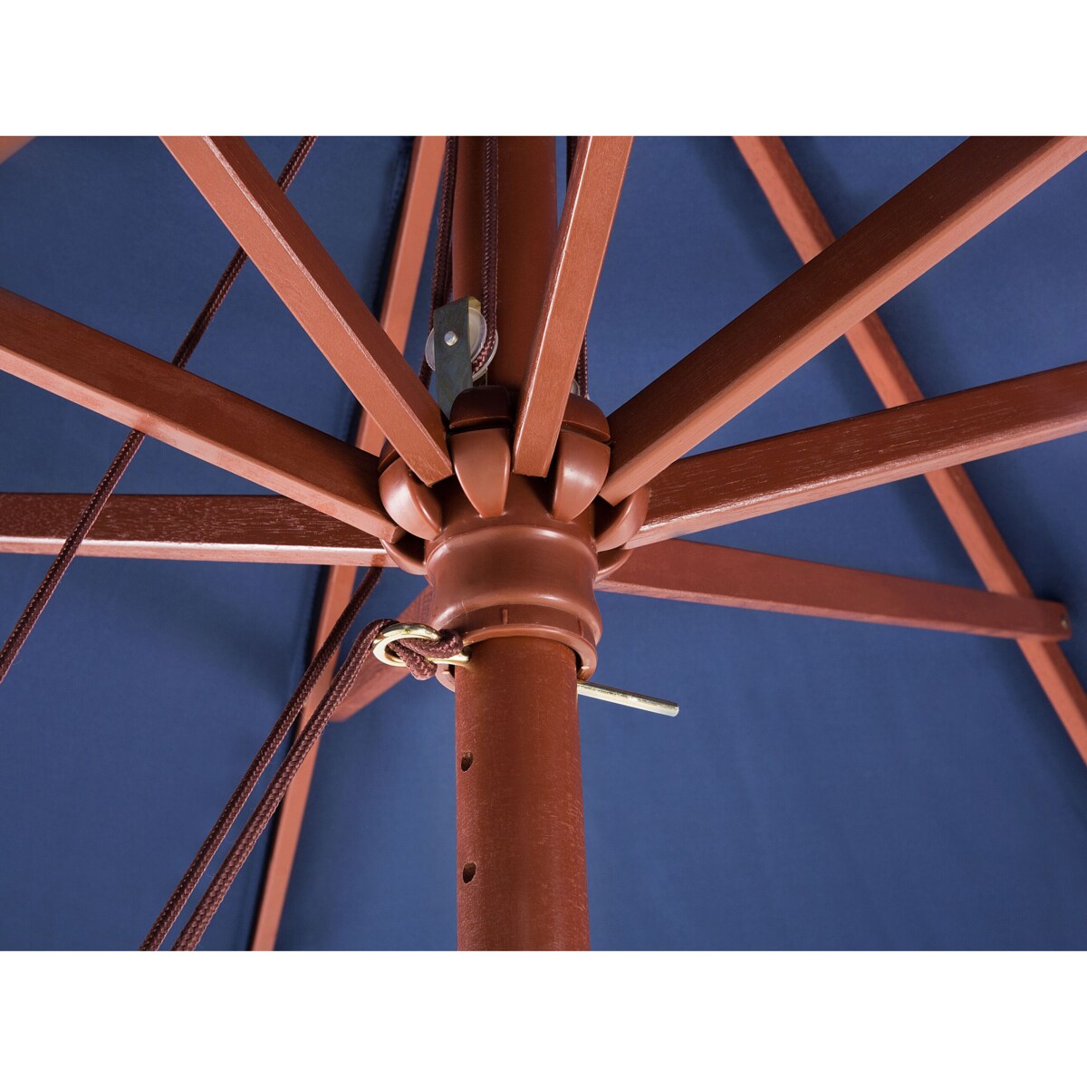 Parasol ogrodowy ⌀ 270 cm niebieski TOSCANA