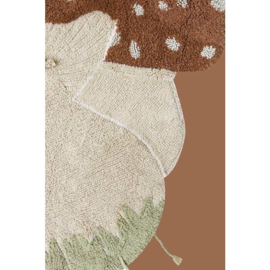 Dywan do prania grzybki Borowiki 120x120cm