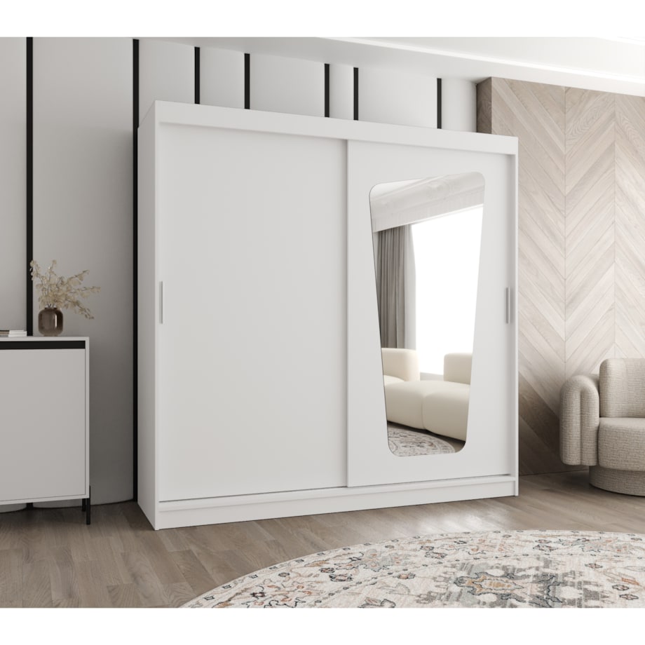 Szafa przesuwna MOKA 200 biały