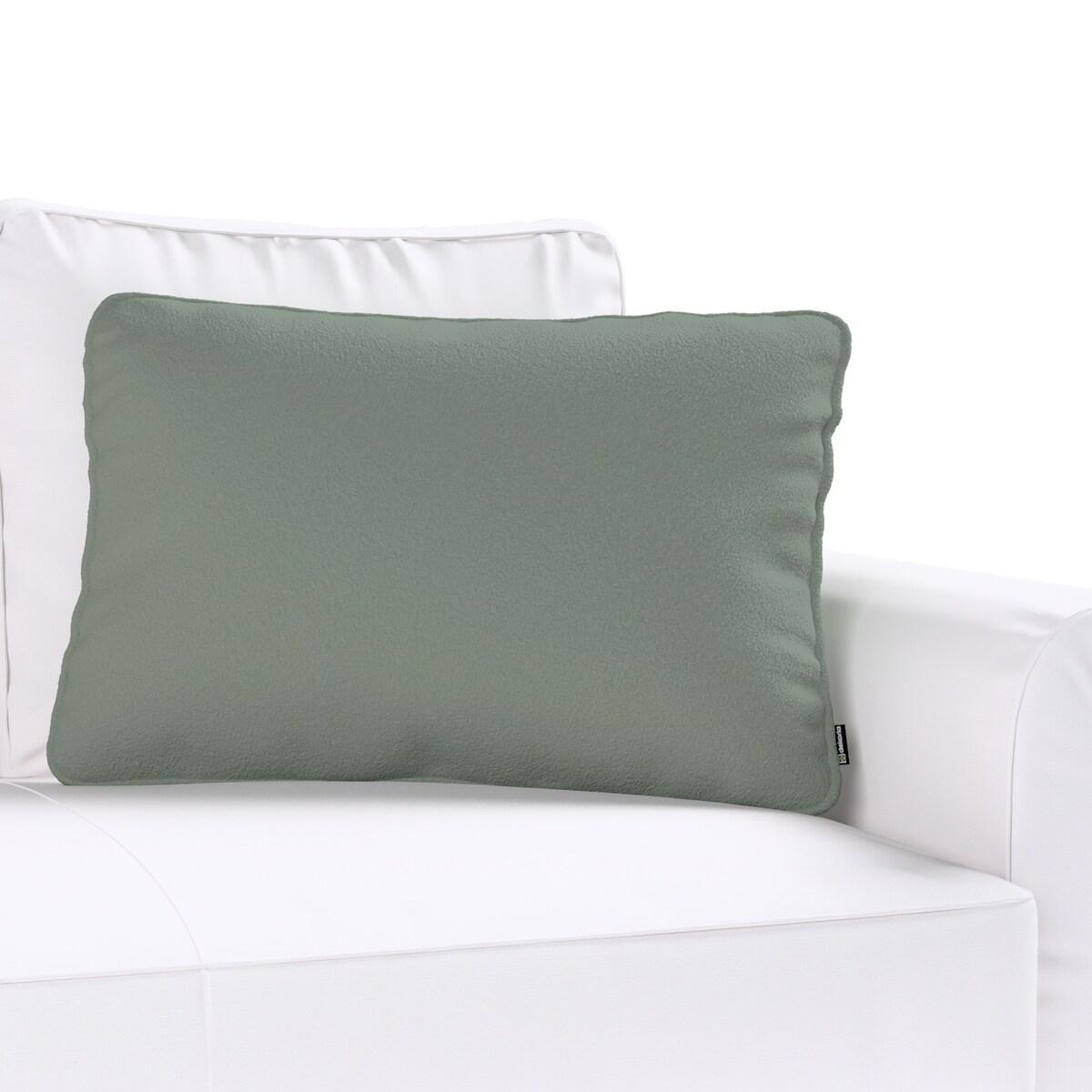 Poszewka Gabi na poduszkę prostokątna 60x40 zielona bukla