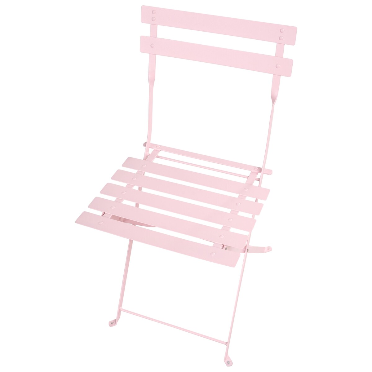 Zestaw ogrodowy dla 4 osób FIORI Składane Metal Pastelowy róż