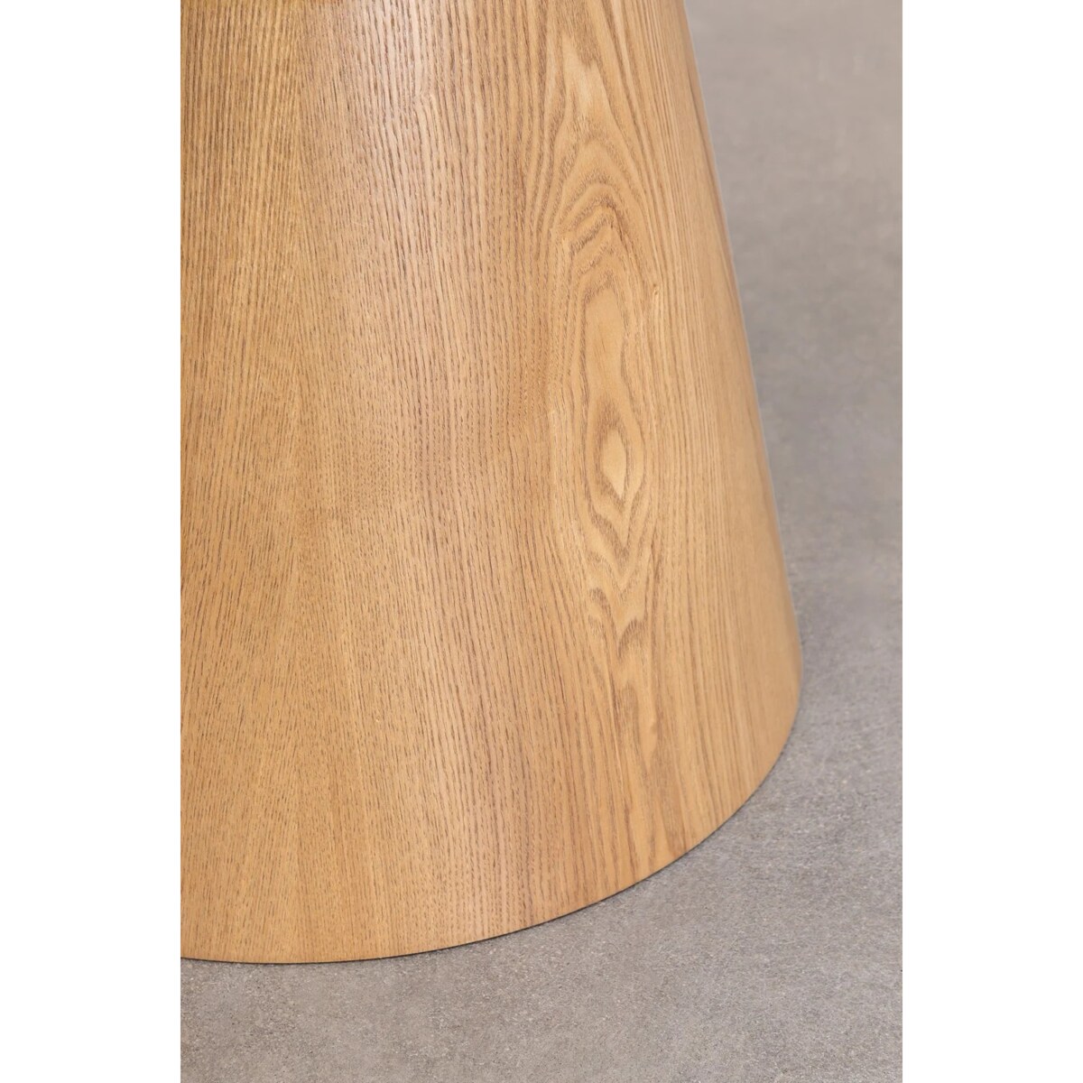 Stół jadalniany z ceramicznym blatem Ø120 cm Aura naturalny