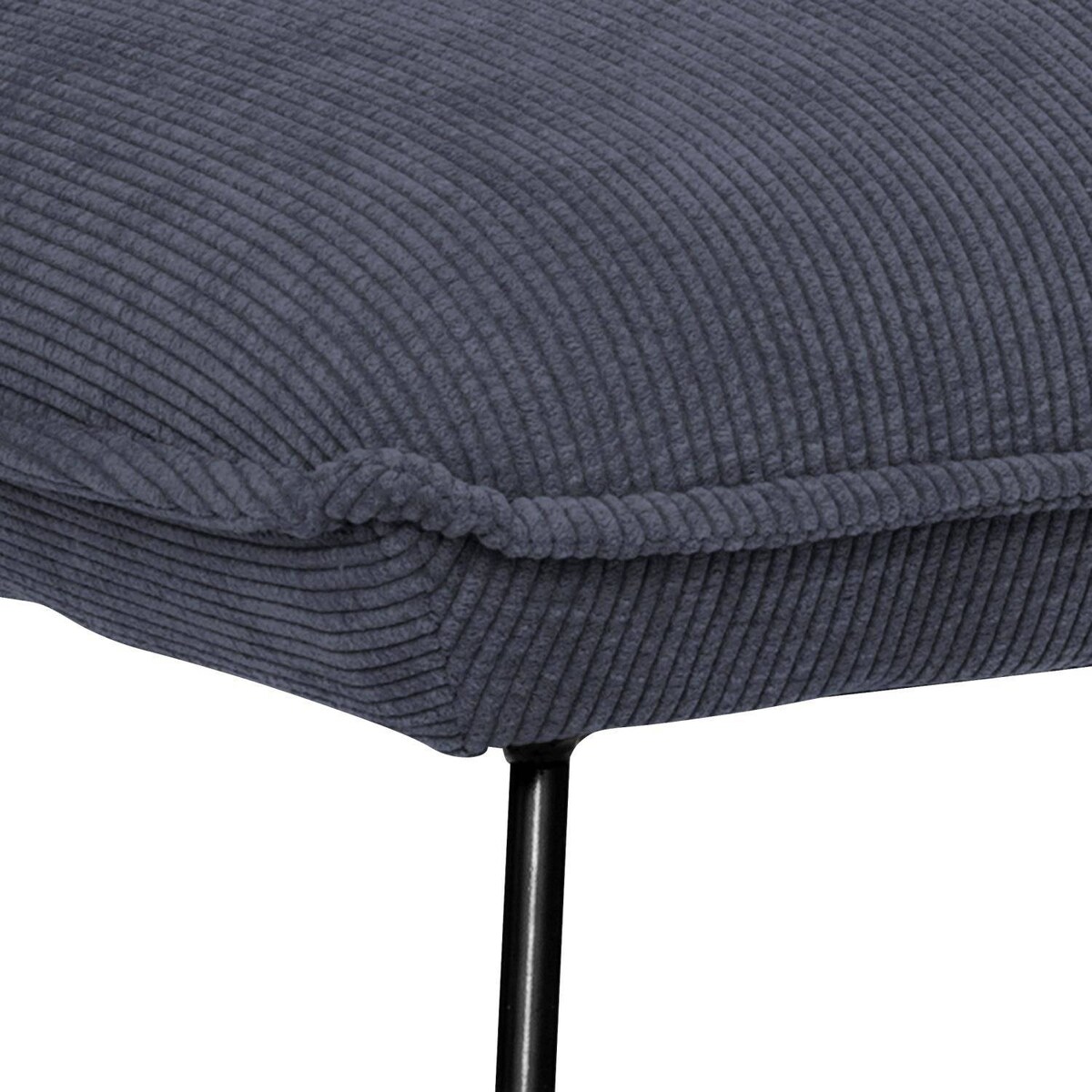 Fotel sztruksowy Moana, 83 x 75,5 x 64 cm