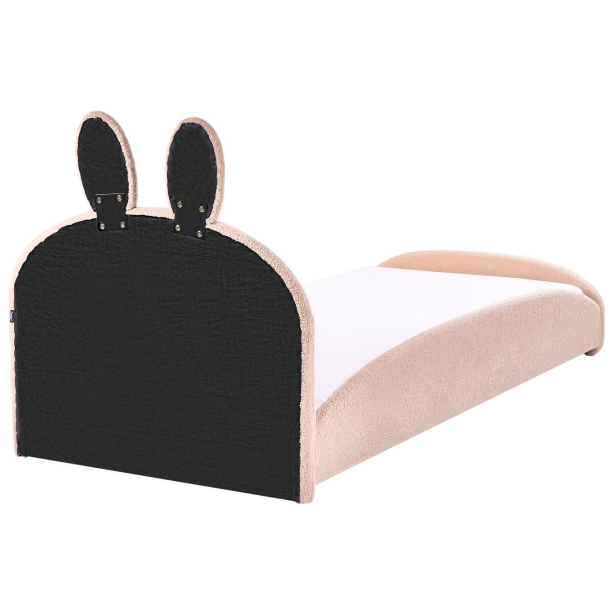 Łóżko Boucle PERROS 90 x 200 cm Beżowy